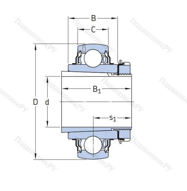 Корпусный подшипник YSA 213-2FK в Барнауле