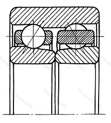 Подшипник 3315DB.MB размер 75x160x68,3