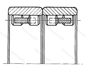 Модификация подшипника 5-3572117 размер 98x130x68