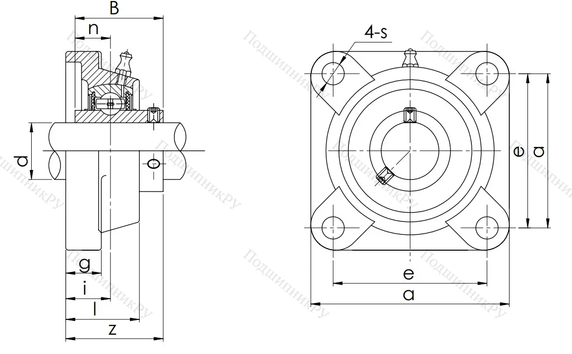 Подшипниковый корпус  F 205 в Барнауле
