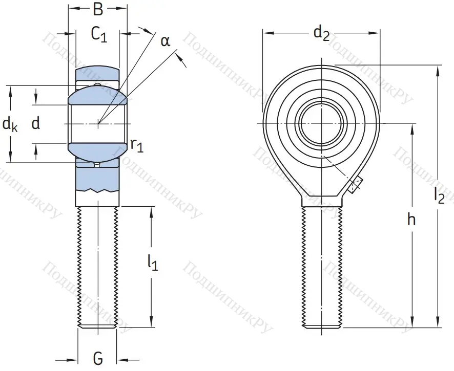 Шарнирная головка POS 10 L в Барнауле