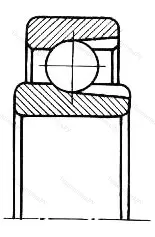 Подшипник  900907 размер 34x45x6