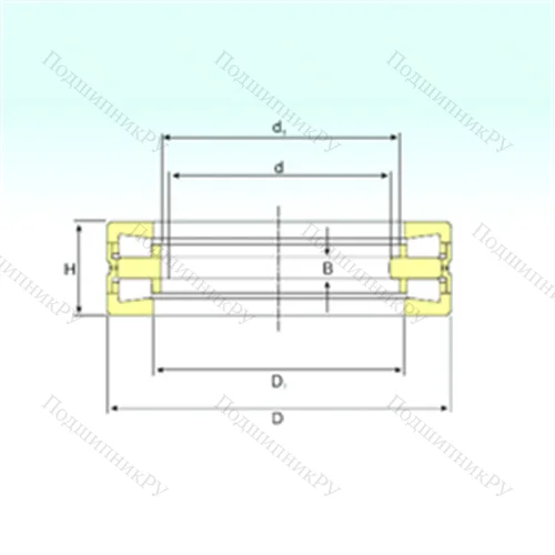 Подшипник роликовый упорный 351761 A