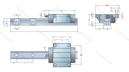 Каретка LLTHC 15 A T 1 P 5 в Барнауле