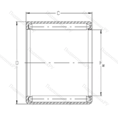 Подшипник игольчатый радиальный