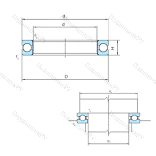 Подшипник шариковый упорный  212-315