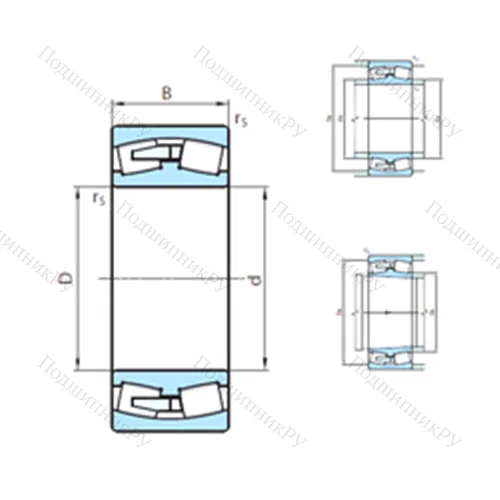 Подшипник роликовый радиальный самоцентрирующийся 240/560W 33MB