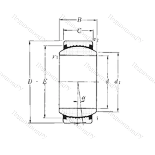 Подшипник скольжения сферический