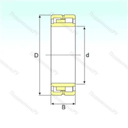 Подшипник роликовый радиальный NNU 41/850 M/W 33 от производителя  ISB Подшипник роликовый радиальный NNU 41/850 M/W 33 от производителя  ISB