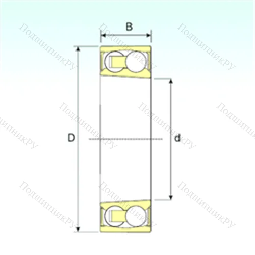 Подшипник шариковый радиальный самоцентрирующийся 2210-2RSKTN 9