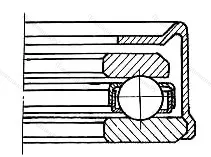 Модификация подшипника 588911С23 размер 52,388x84,5x20,84 от производителя  ГПЗ-2 Модификация подшипника 588911С23 размер 52,388x84,5x20,84 от производителя  ГПЗ-2