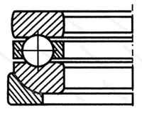 Подшипник  18208 (53208+U 208) 