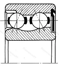 Модификация подшипника 3756205 размер 25x52x20,6