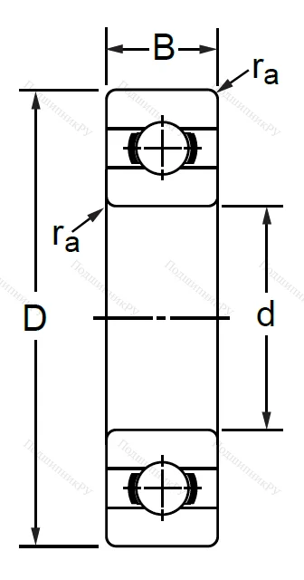 Дюймовый шариковый подшипник RLS 16 (LJ 2) в Барнауле