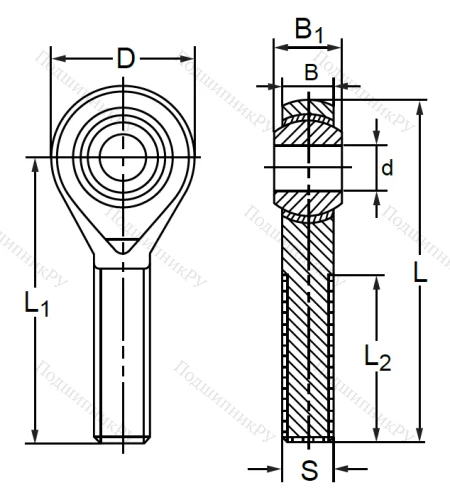 Шарнирная головка POS 8 L в Барнауле