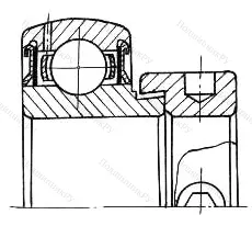 Подшипник  780716 размер 80x150x71