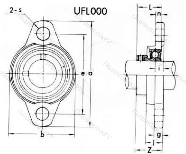 Подшипниковый узел UFL 006 (ASAHI) в Барнауле