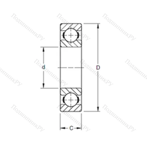 Подшипник шариковый радиальный 340K от производителя  TIMKEN