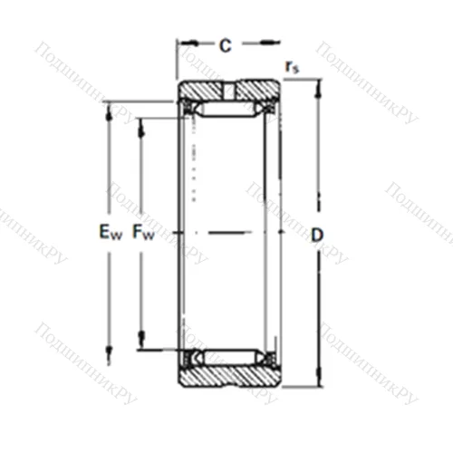 Подшипник игольчатый радиальный RNA 3105
