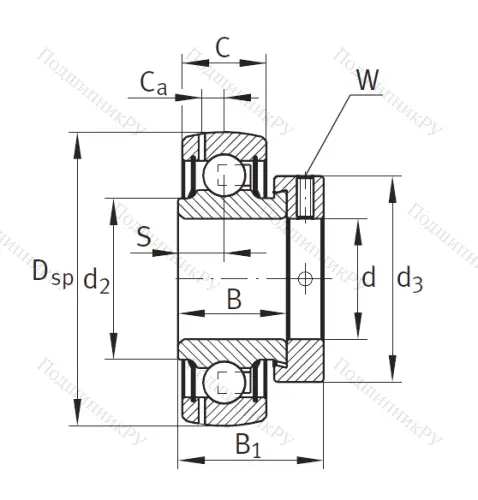 Корпусный подшипник GRAE 45 XL NPP B в Барнауле
