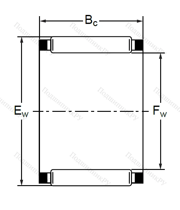 Подшипник K 36x42x24.8 (KT) в Барнауле