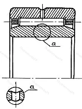 Модификация подшипника 6-7244708 размер 40x55x30