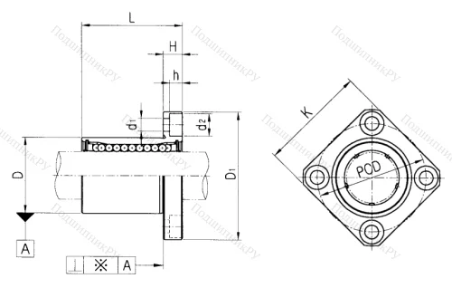 Подшипник LMK 12 UU в Барнауле