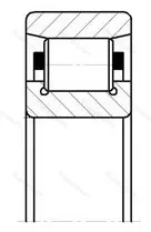 Подшипник  2306 (N 306) размер 30x72x19