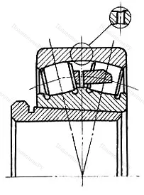Подшипник  73623 (22324K+AH 2324) размер 115x260x86/109 от производителя  ГПЗ-1