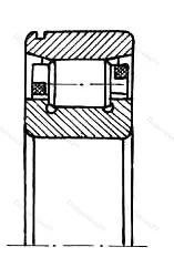 Подшипник N 209ECNR/P 6 размер 45x85x19