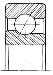 Модификация подшипника 6-1766806Ю размер 30x42x7 от производителя  ГПЗ-2