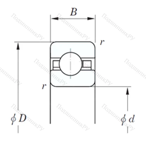 Подшипник шариковый радиальный KDC 180 от производителя  KOYO