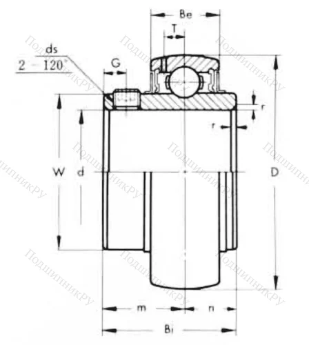 Подшипник MUC 207 FD (ASAHI) в Барнауле