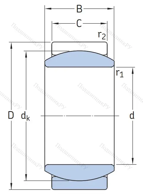Шарнирный подшипник GE 6 E
