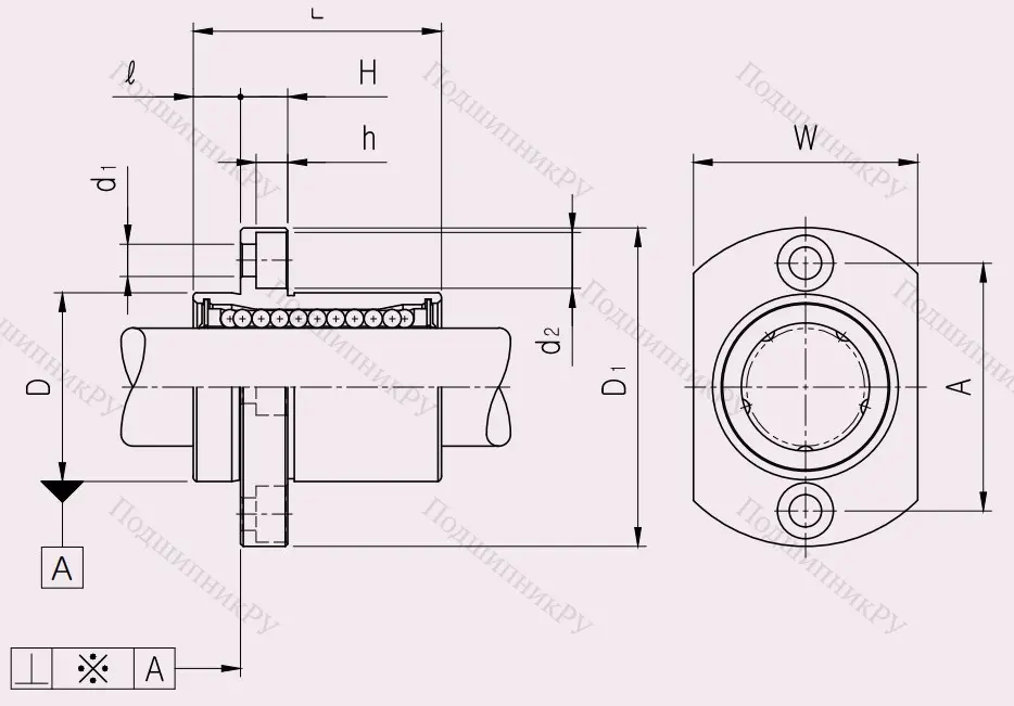 Подшипник LMH 6 UU в Барнауле
