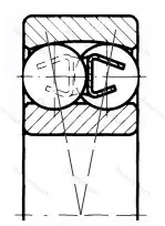 Модификация подшипника 160203А размер 17x40x12 ГОСТ 520-89