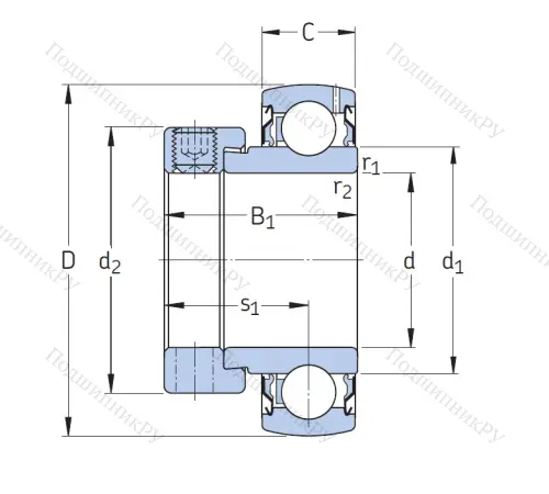 Корпусный подшипник YET 210 в Барнауле Корпусный подшипник YET 210 в Барнауле
