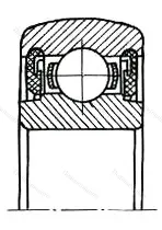 Модификация подшипника 6-1580209АМК10 размер 45x85x21 от производителя  ГПЗ-23