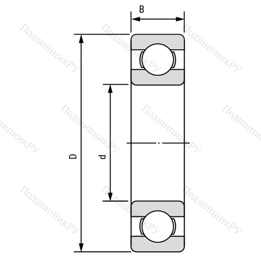 Подшипник  23 (623) размер 3x10x4