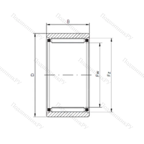 Подшипник роликовый радиальный RNAO 35x47x18 от производителя  CX Подшипник роликовый радиальный RNAO 35x47x18 от производителя  CX