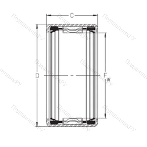 Подшипник игольчатый радиальный