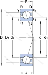 Подшипник 71922 CD/HCP 4A в Барнауле
