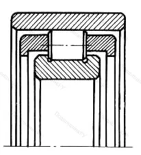 Подшипник  4272822 размер 110x140x19/30