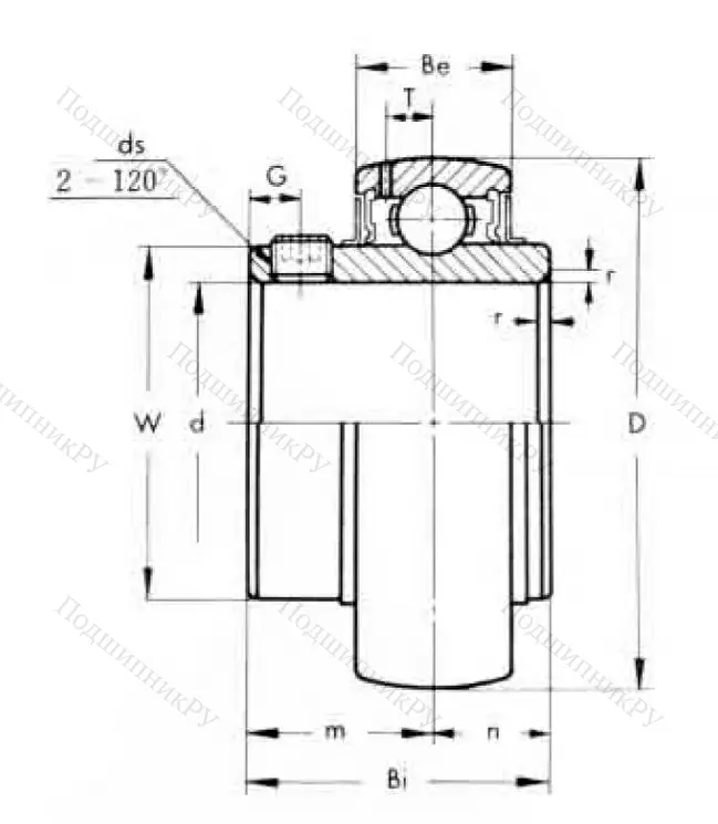 Корпусный подшипник UC 202 (ASAHI) в Барнауле