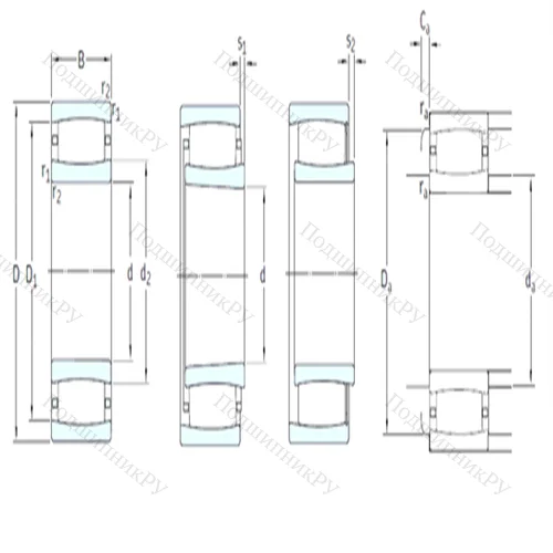 Подшипник роликовый тороидальный BSC-2034V от производителя  SKF Подшипник роликовый тороидальный BSC-2034V от производителя  SKF