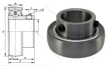 Корпусный подшипник SB 203 в Барнауле
