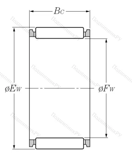 Подшипник K 12x15x13 V 1 JP (NTN) в Барнауле