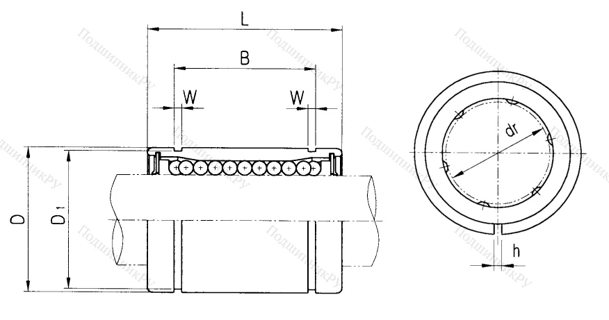 Подшипник LM 60 UU AJ в Барнауле