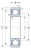 Однорядный шариковый подшипник 6216 2RS 1 от производителя  SKF