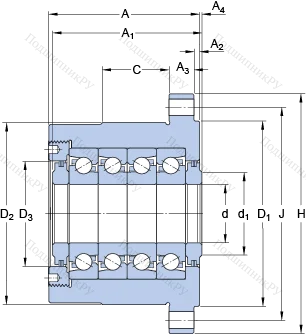 Подшипник FBSA 212 A/QBC
